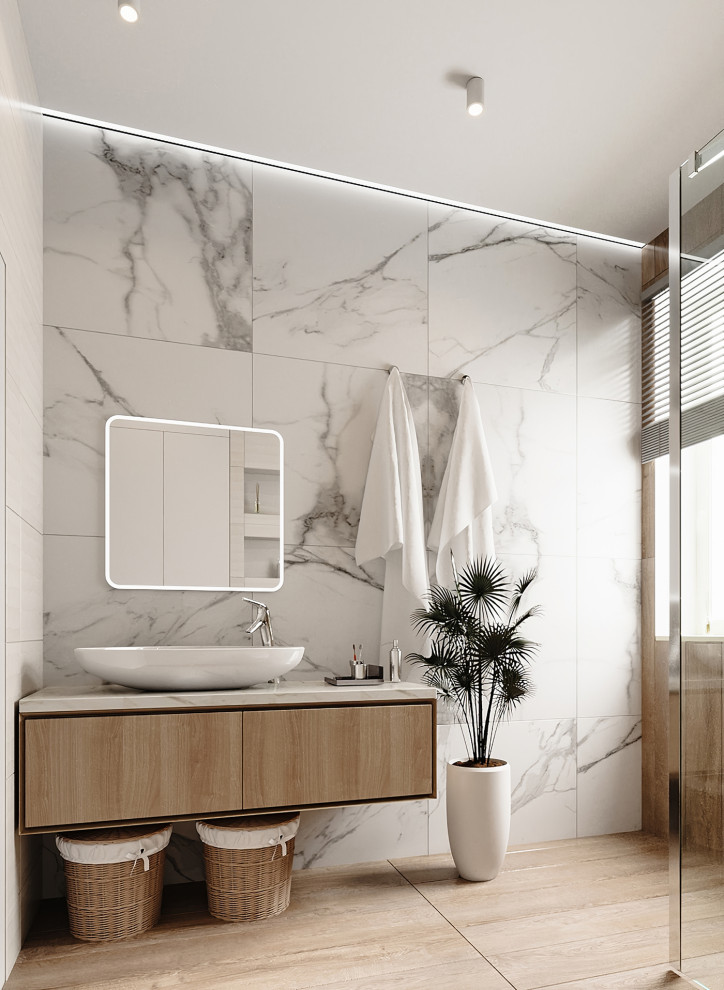 Кухня-гостиная и санузел в частном доме