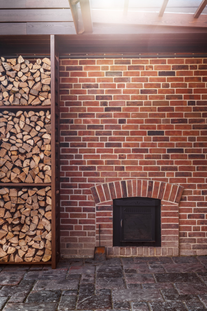 Фрагмент зоны барбекю.