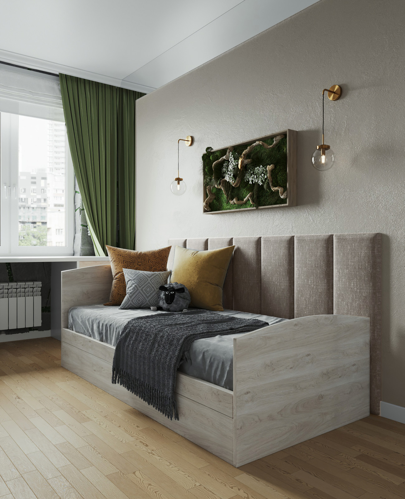 Обложка проекта: Перепланировка в 2 детские