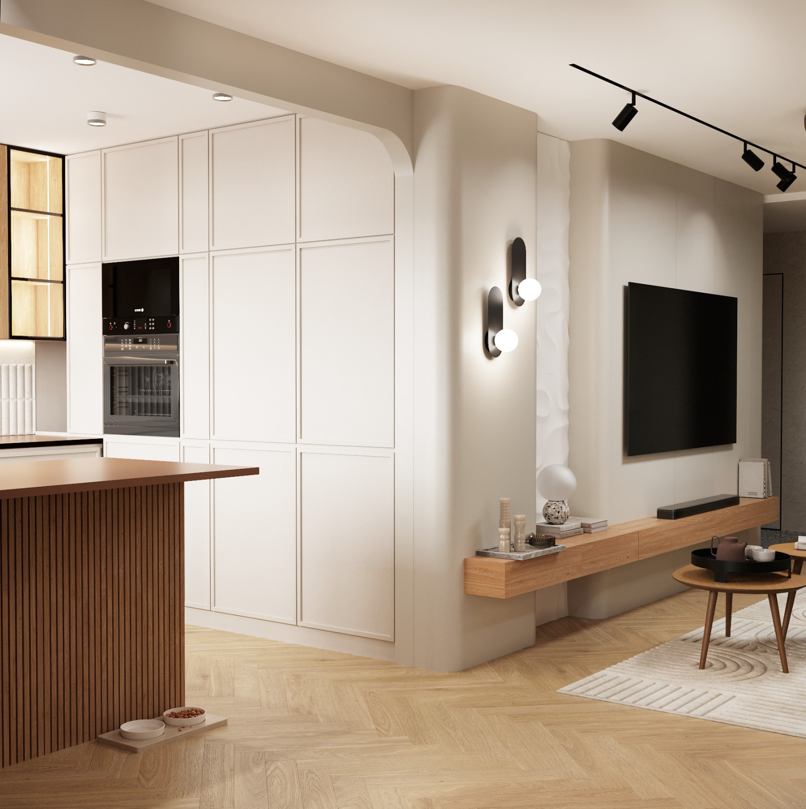 Обложка проекта: ВИЗУАЛИЗАЦИЯ ИНТЕРЬЕРА В ТЕПЛЫХ ТОНАХ