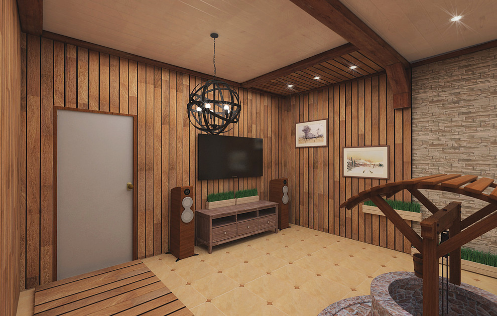 Зона отдыха в коттедже