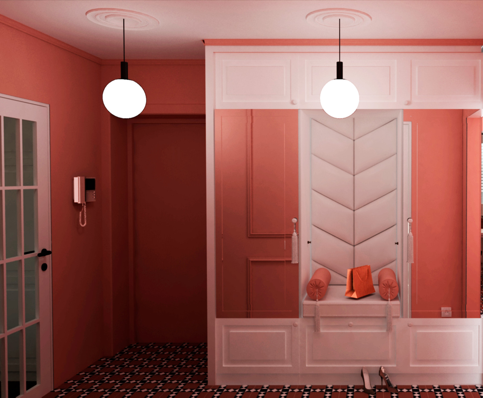 Фоновое изображение профиля Julia Red