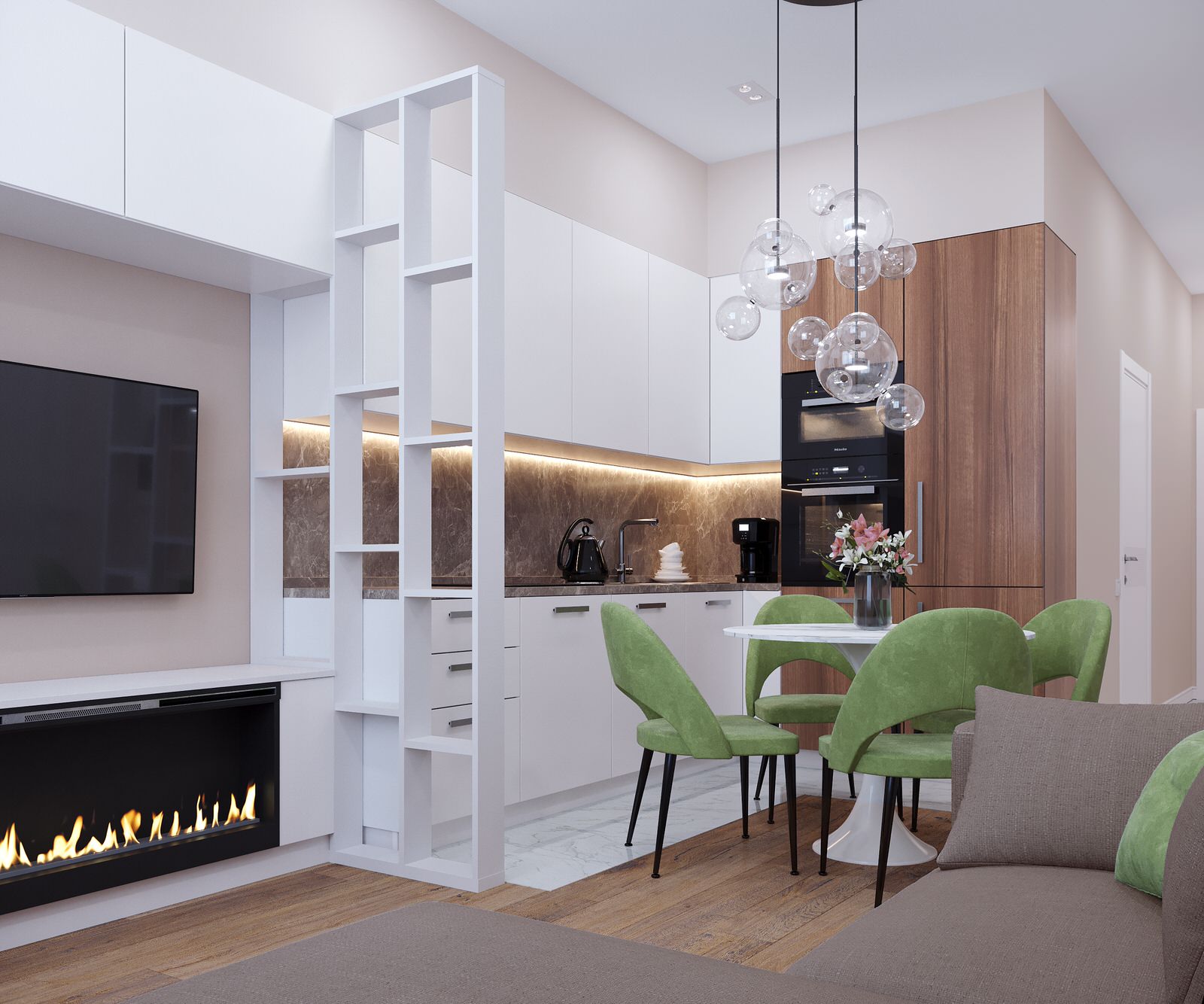 Дизайн-проект частной квартиры ЖК "Династия"