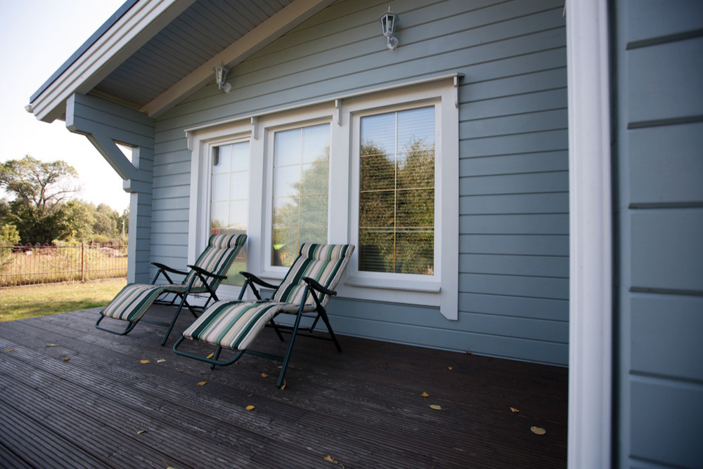 Баня в доме из клееного бруса