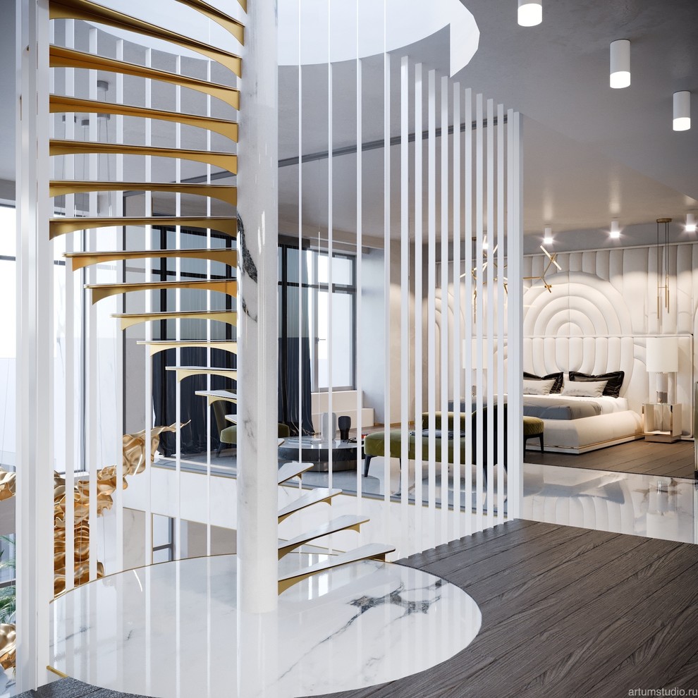 Концепт-проект интерьера клубного дома ( разработано совместно со студией Артум)