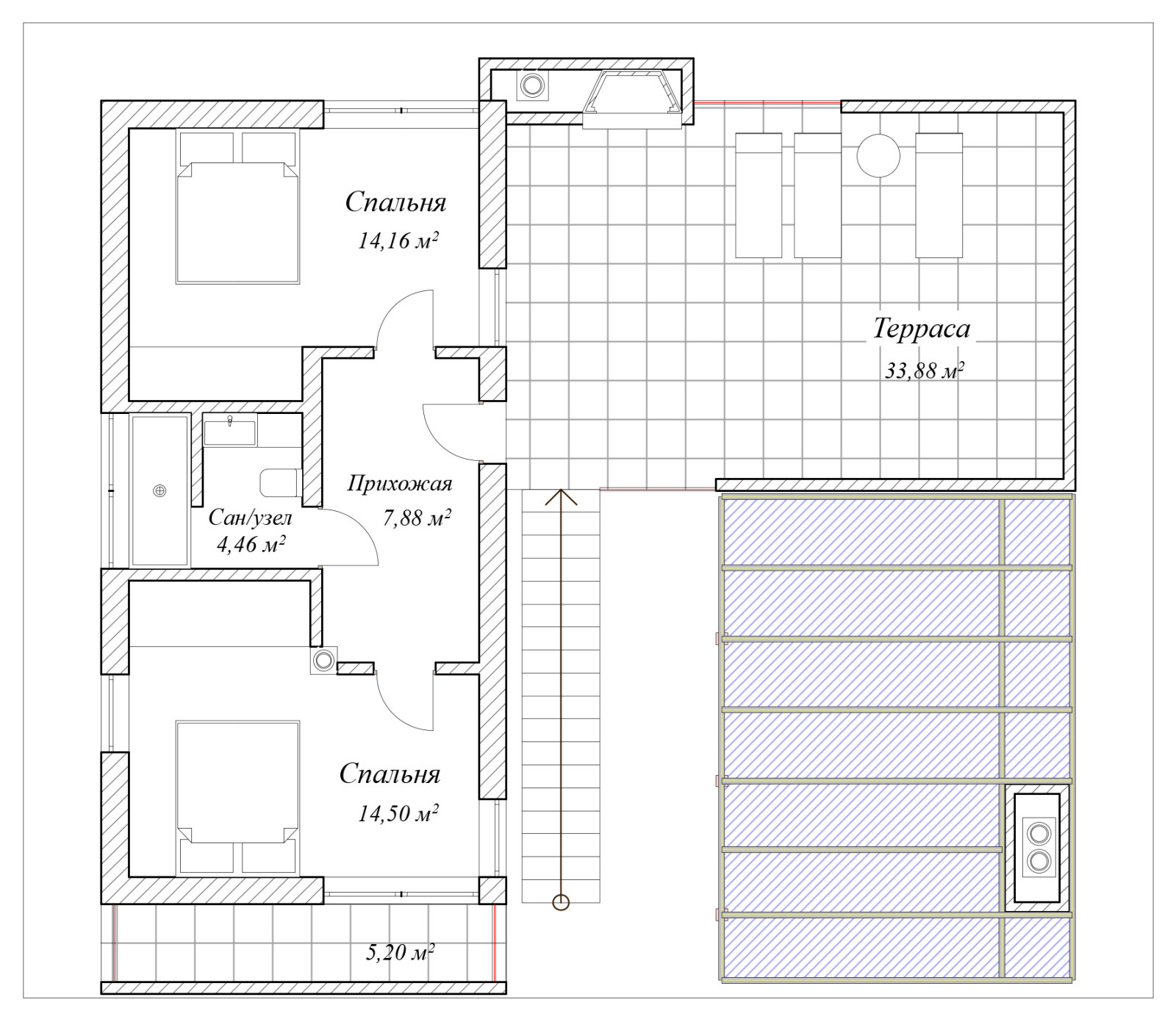 План 2 этажа