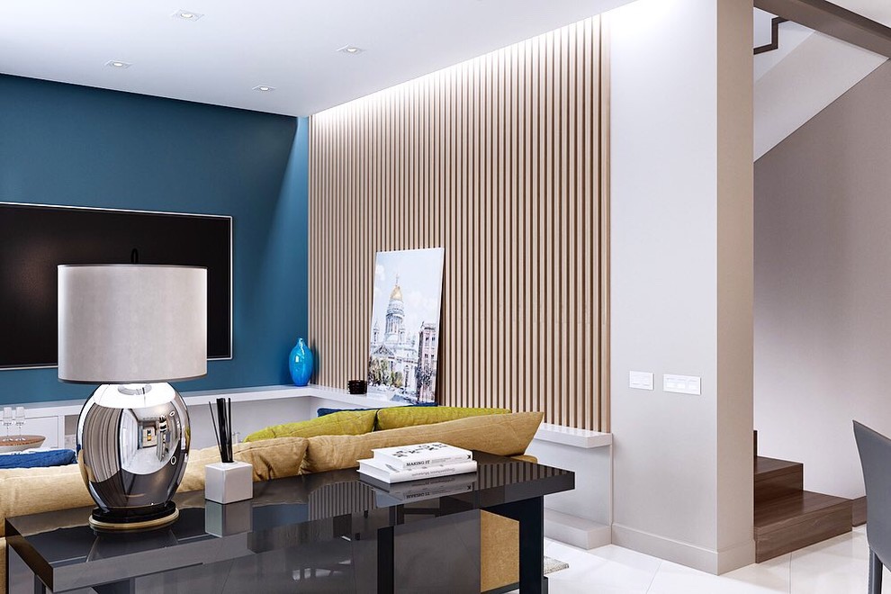 Дизайн-проект дома площадью 185м² в г. Москва для семьи из трех человек.