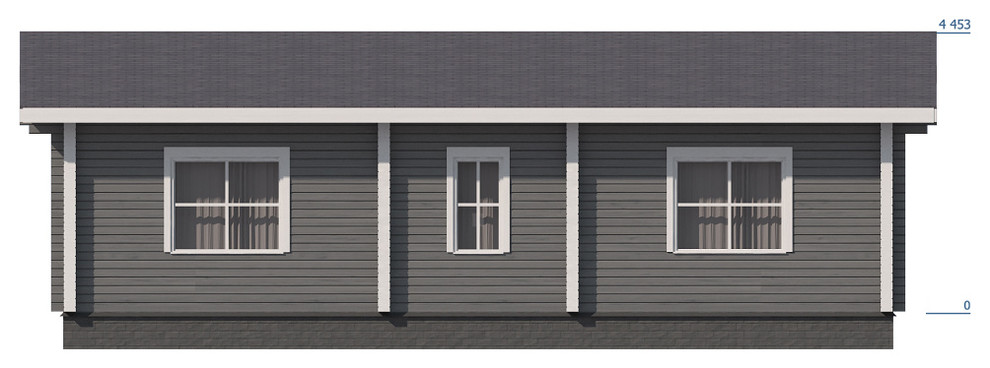 Дом из профилированного бруса "Яхрома"