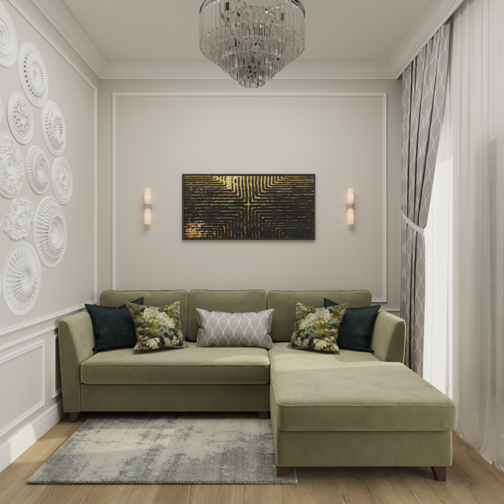 Обложка проекта: Неоклассика в таунхаусе