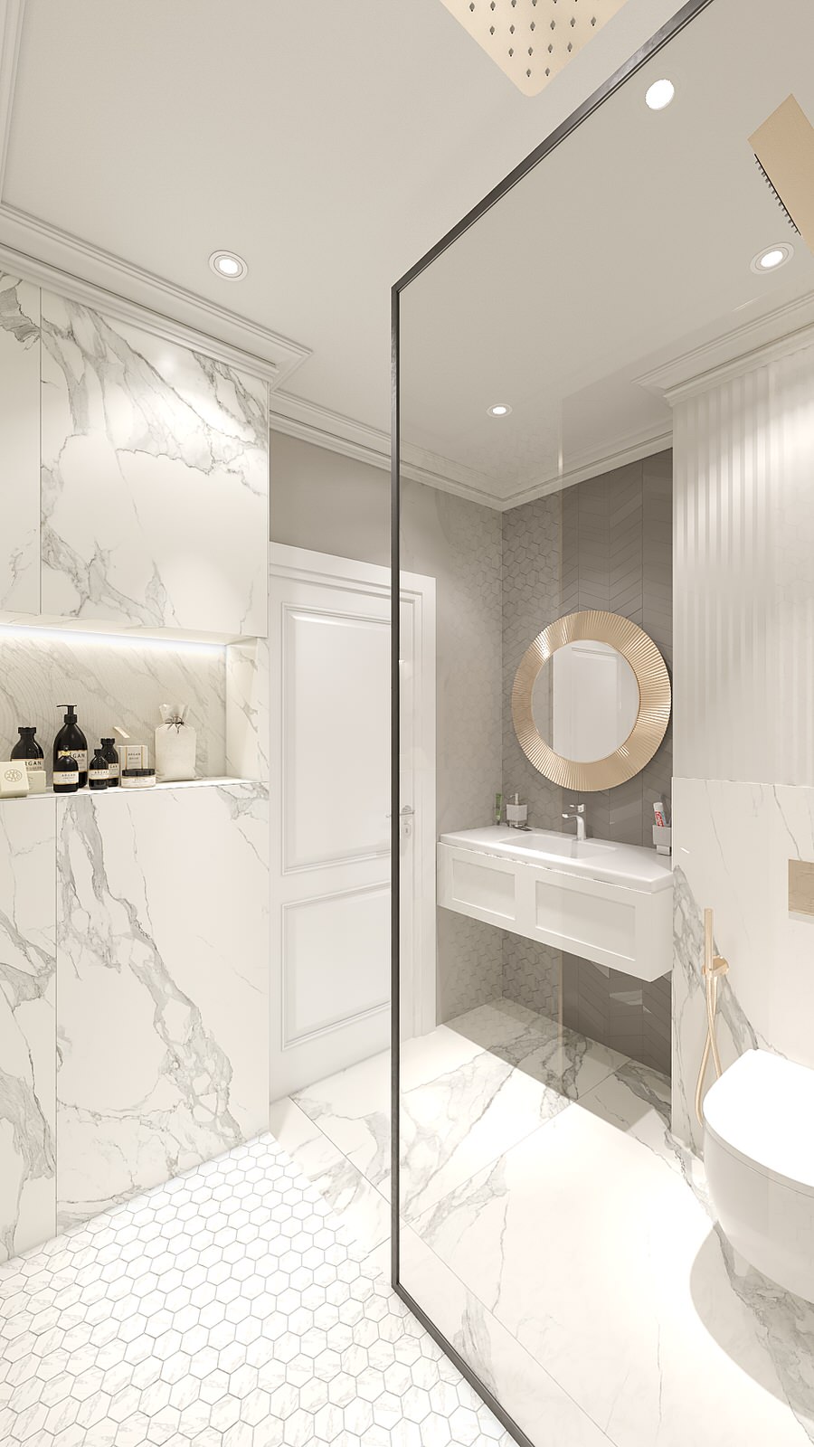 Interior design of a 3-room apartment Zaporozhye