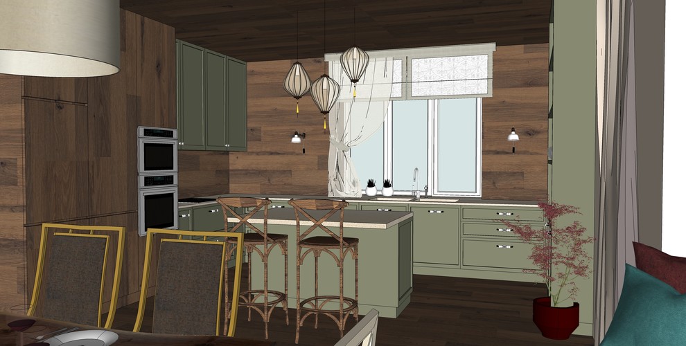 Дом в Кольцово с традиционными мотивами