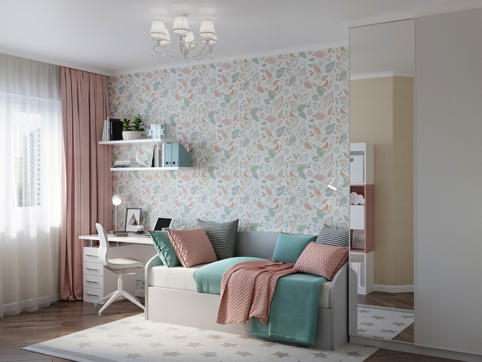 Бюджетный дизайн 3-ком. квартиры