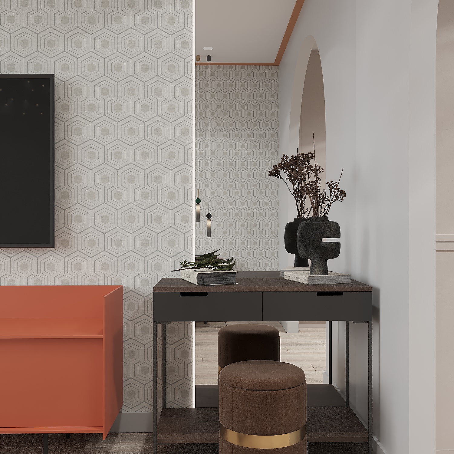 Яркие апартаменты