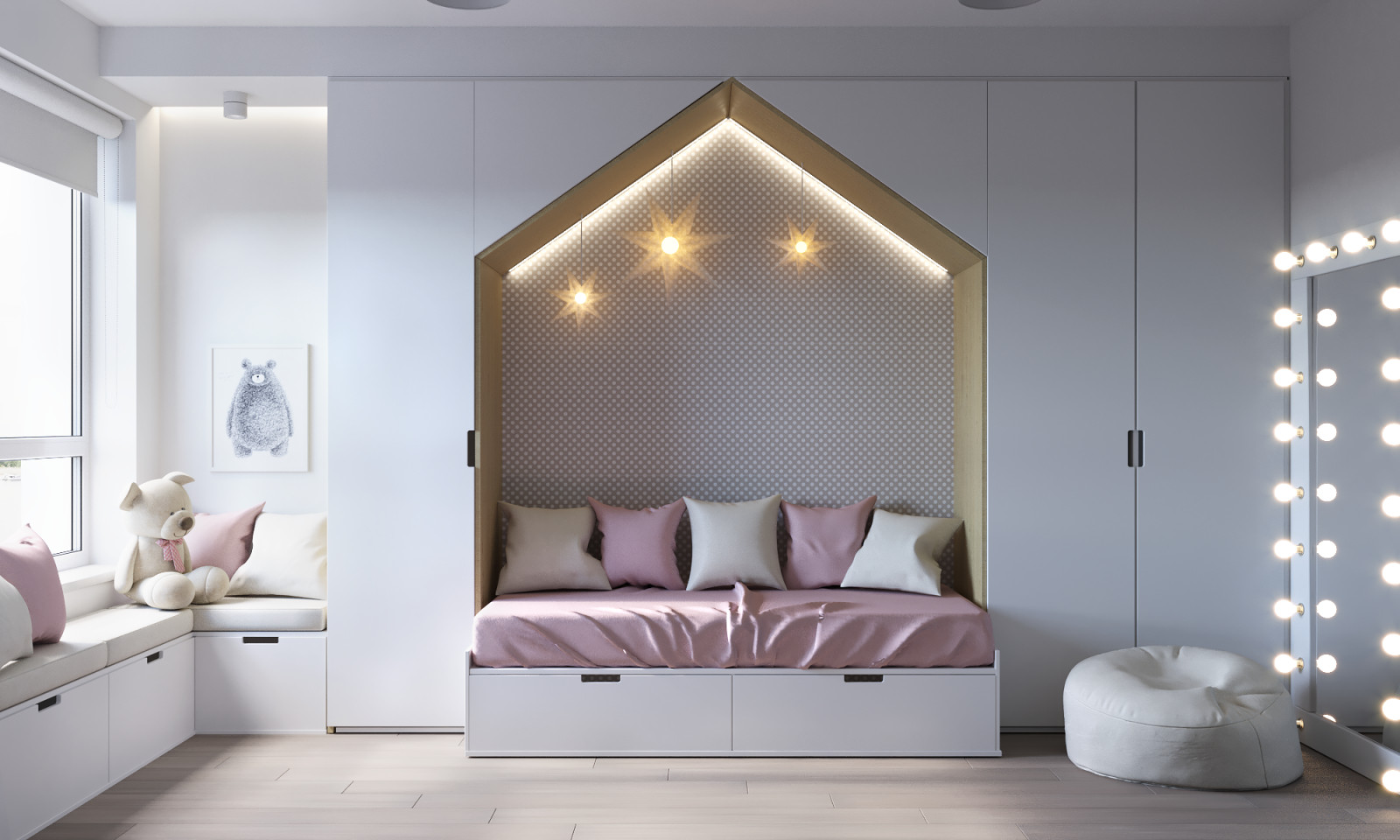 Проект квартиры в Москве 100 м.кв