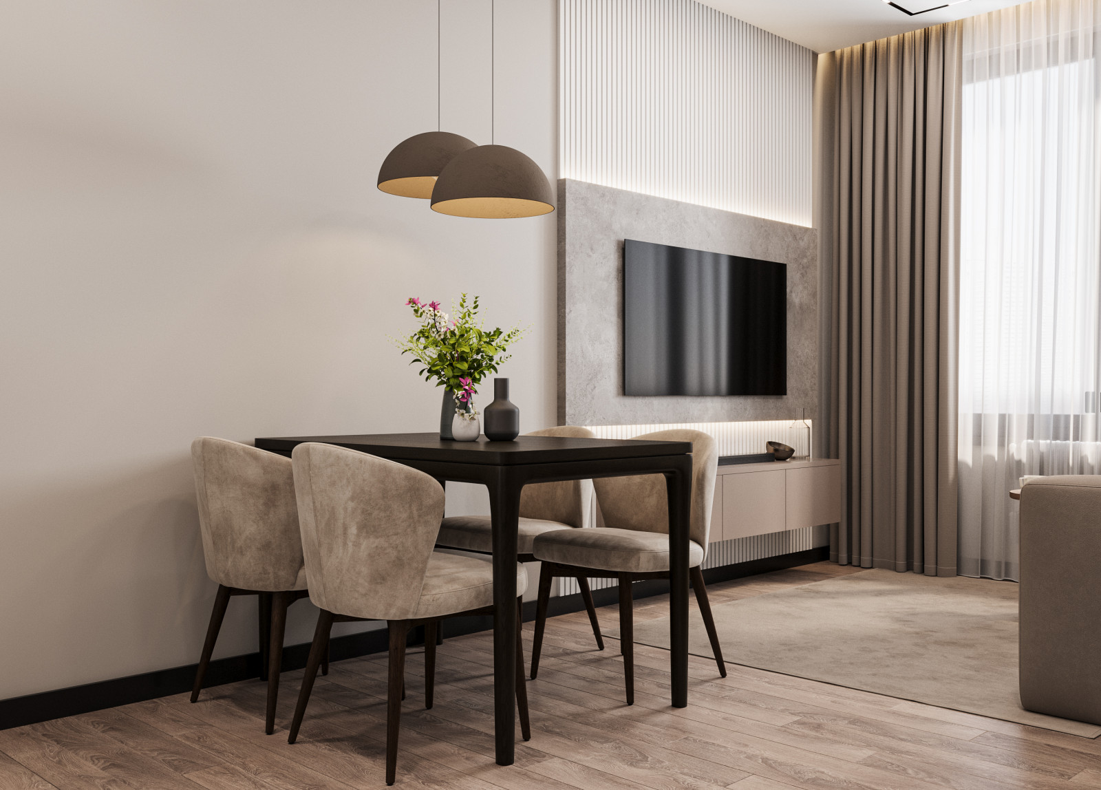 Дизайн проект интерьера  level Нагатинский