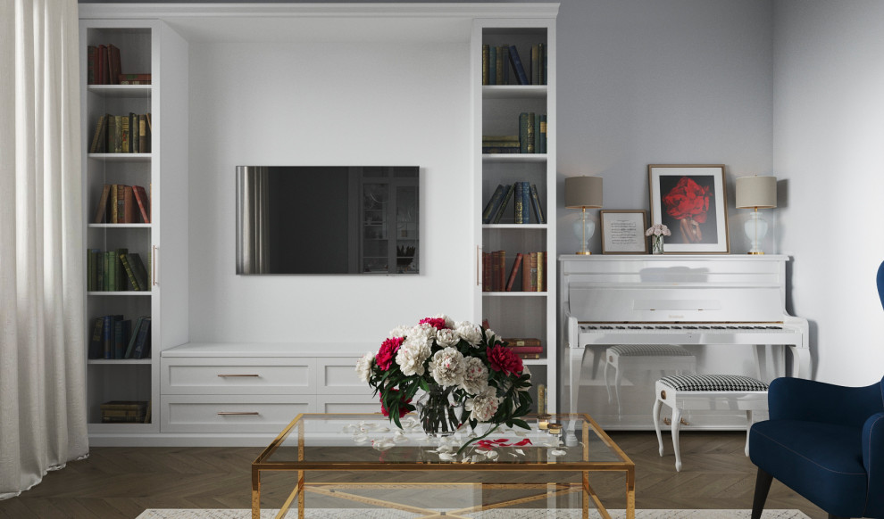 Гостиная и кухня