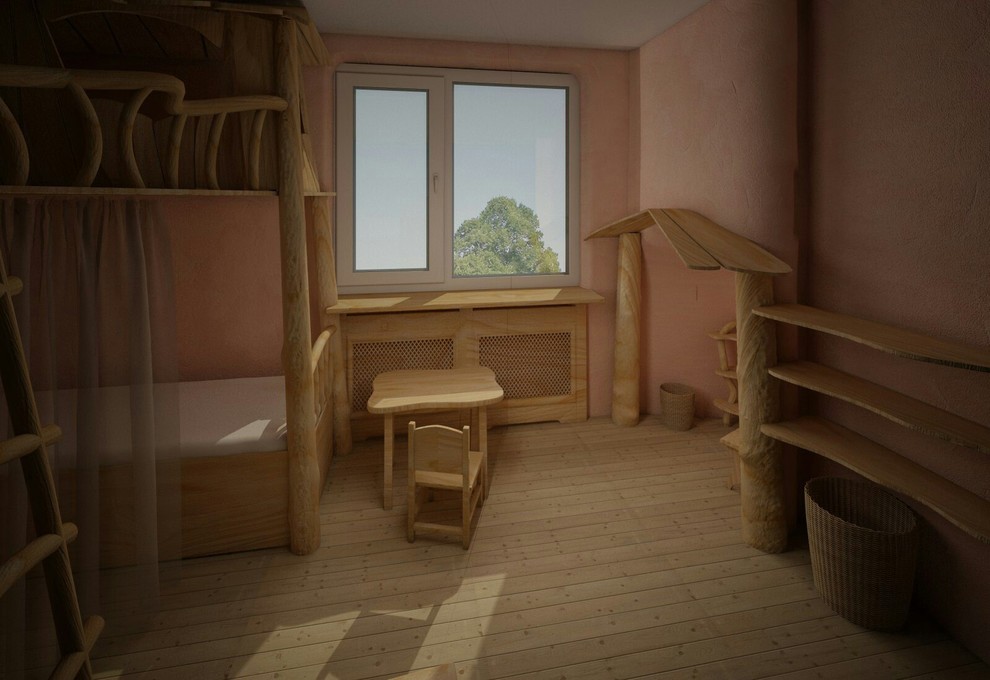 Обложка проекта: Детская комната для девочки-дошкольницы