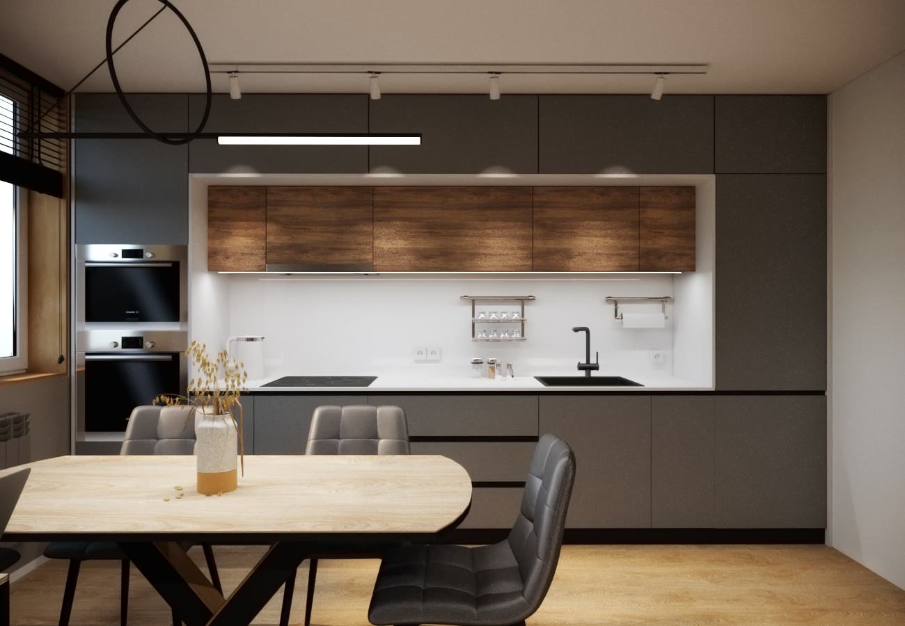 Обложка проекта: Проект для молодой семьи в центре Екатеринбурга, рядом с парком.