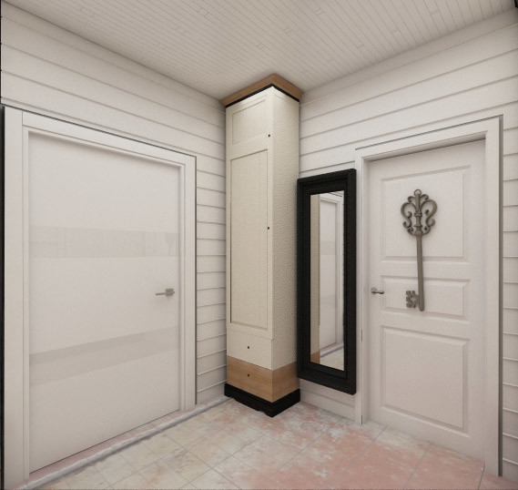 Прихожая в загородном доме