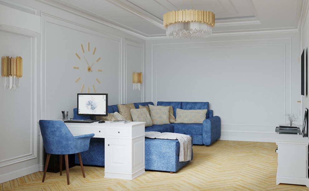 Воздушная неоклассика. Квартира, город Таганрог