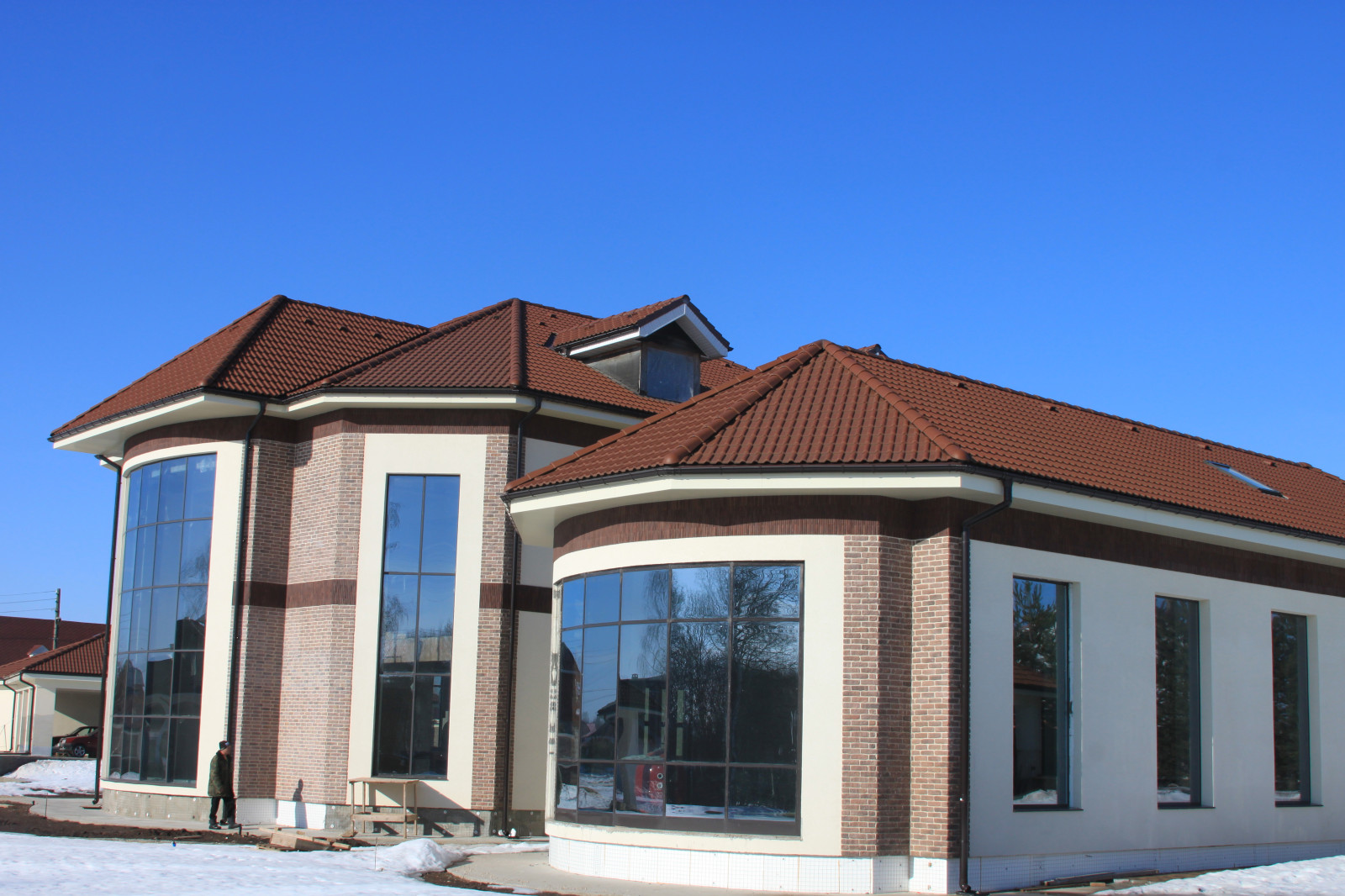 Обложка проекта: Минеральная черепица Braas "Франкфуртская" коричневая