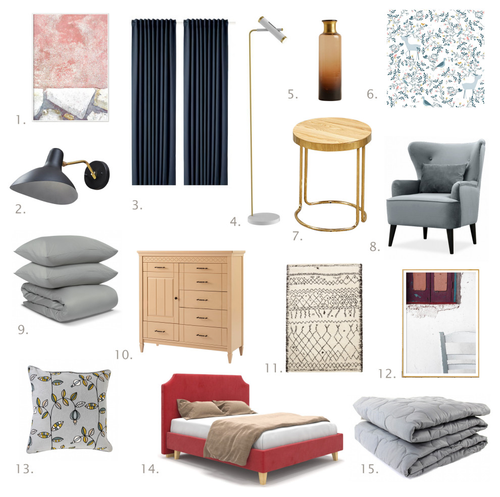 Обложка проекта: Спальня в одном шаге от классики