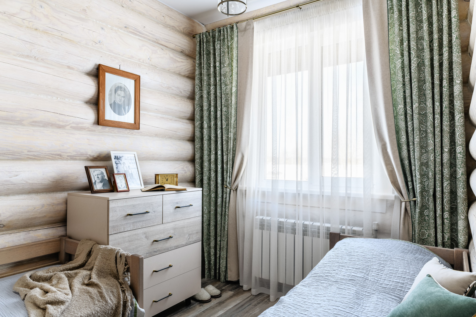 Фотосъемка штор для спальной комнаты