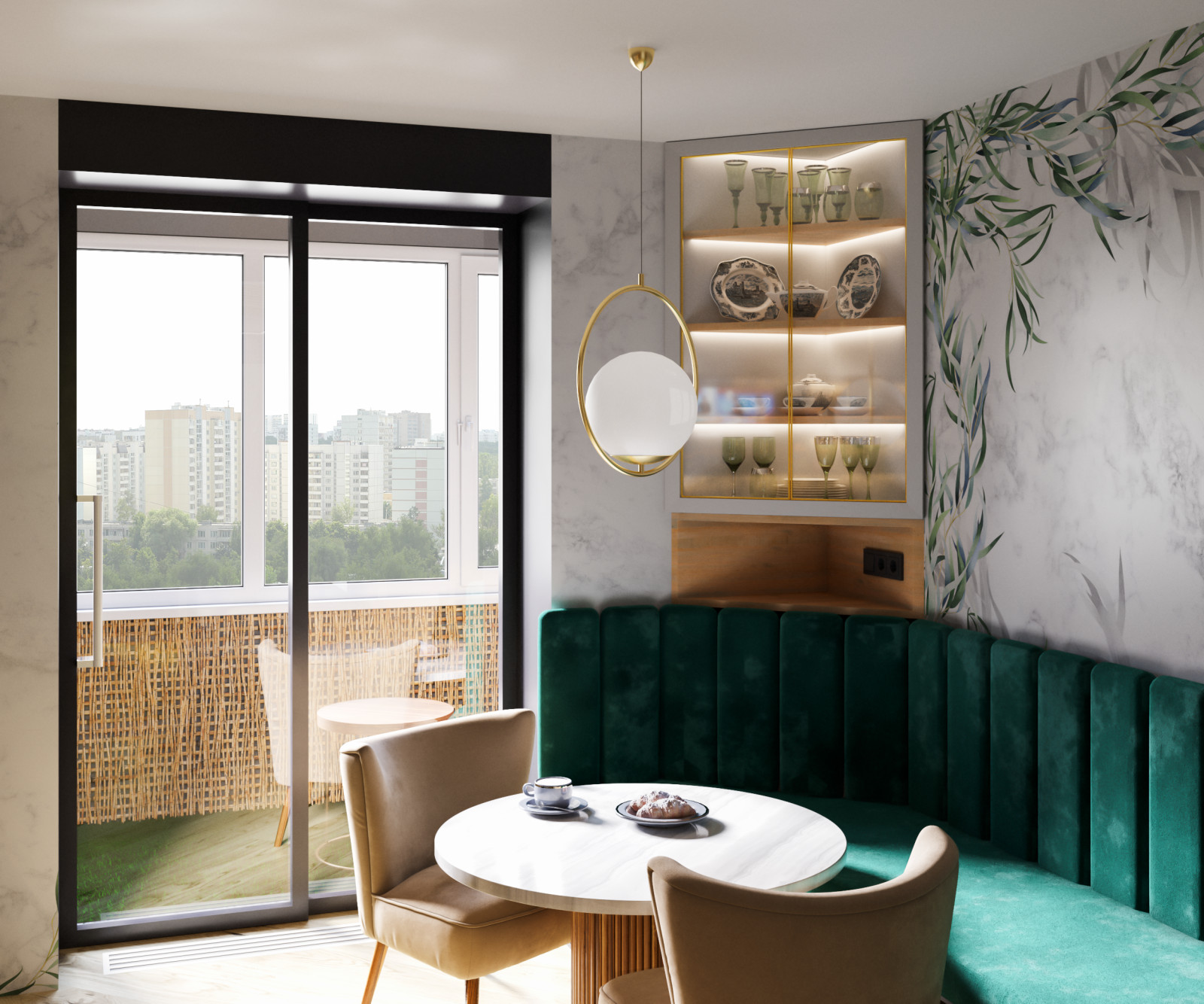 Дизайн 1-к квартиры 44м2 в Красноярске