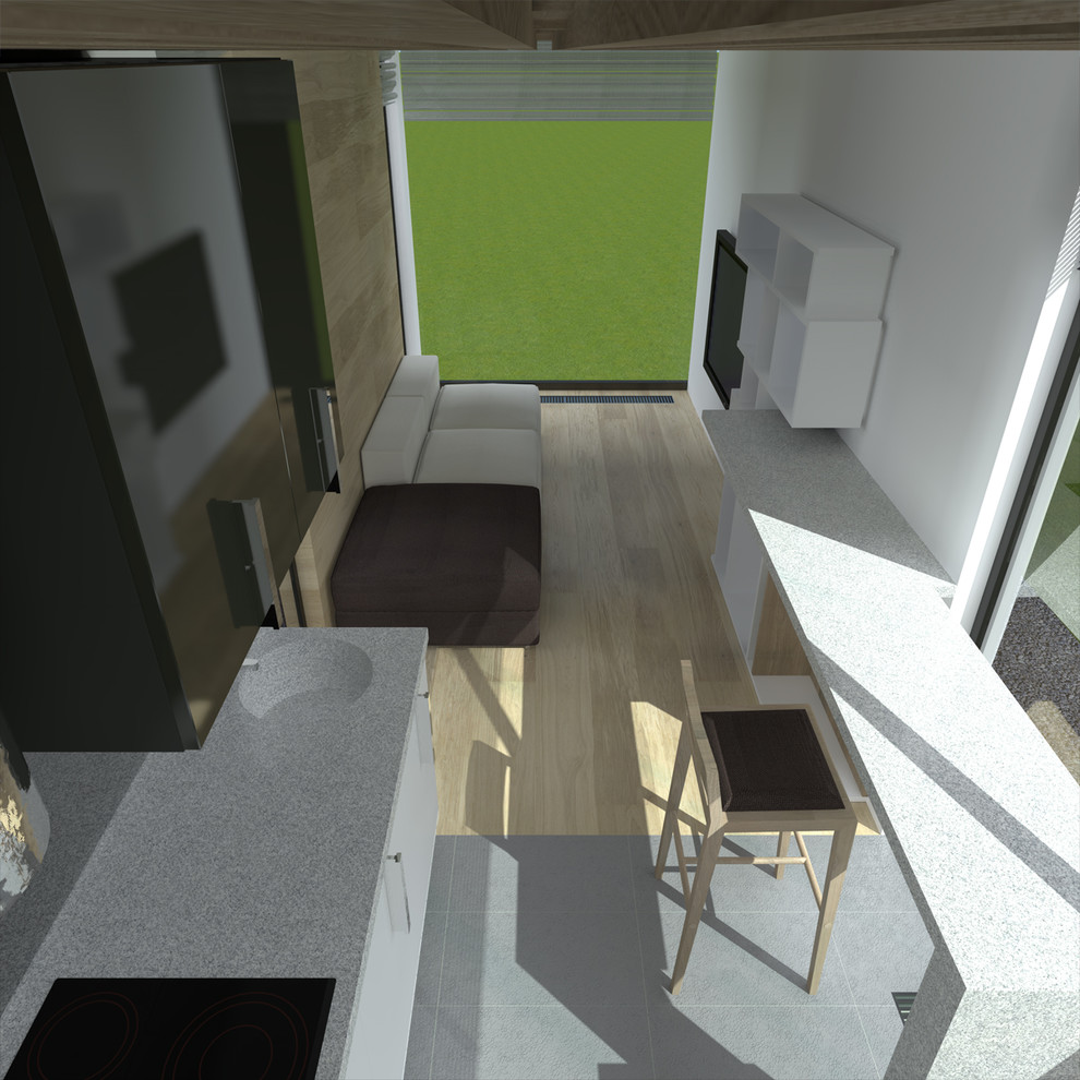 Малый гостевой дом из грузовых морских контейнеров