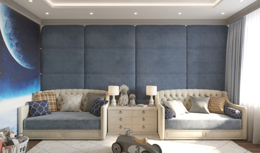 Воздушный интерьер для большой семьи