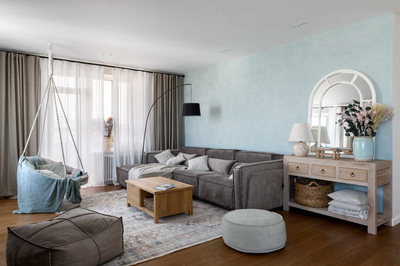 Деревенский сканди в городской квартире