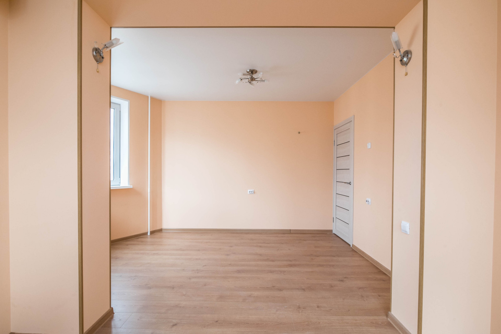 Ремонт комнаты 1 в двухкомнатной квартире 4