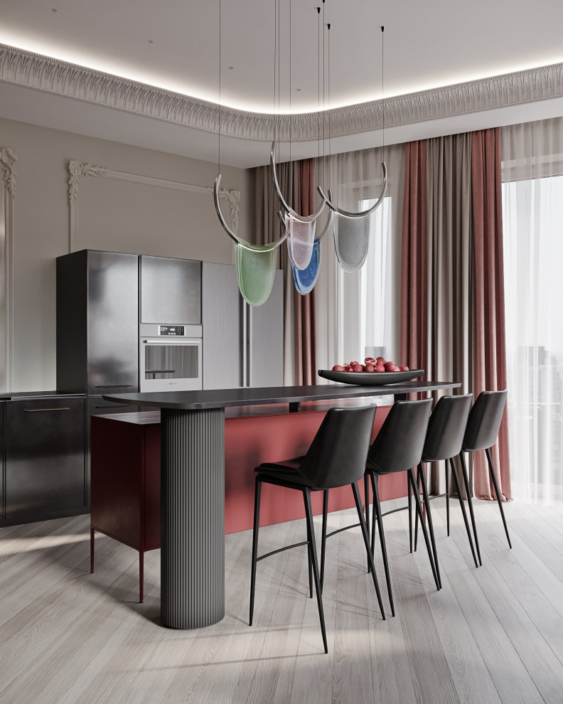 проект интерьера квартиры 150м2 Колков С.С., Камнев М.В. 2020г.