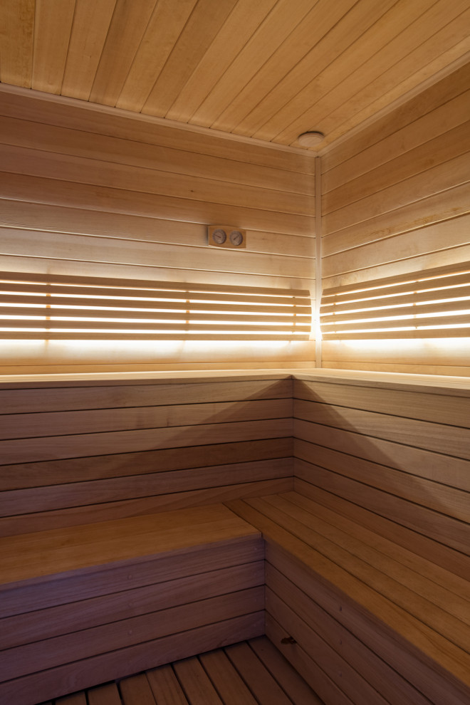 Дом-баня в стиле Американская классика / American Country