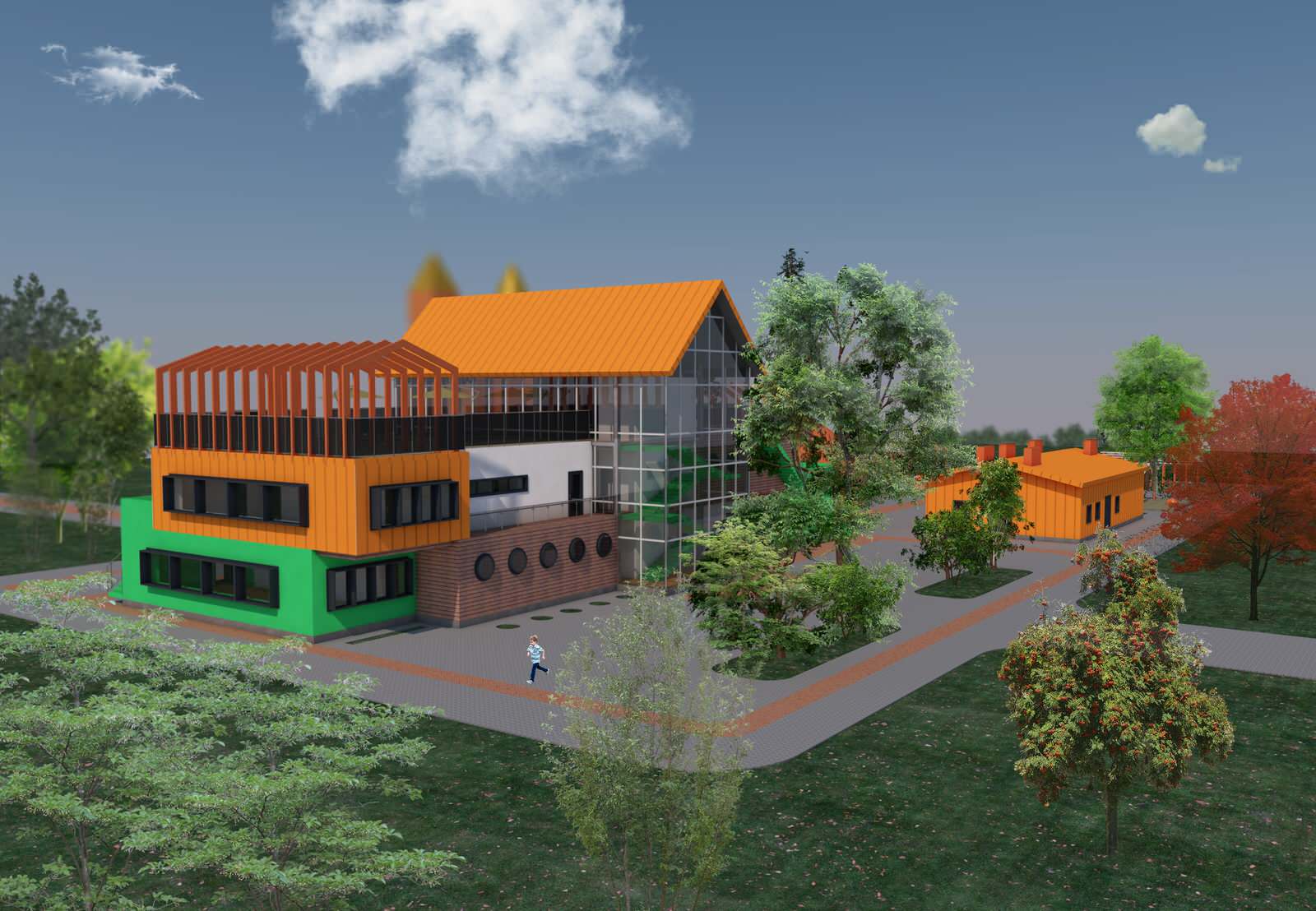 Детский Сад, Бассейн и Пищеблок