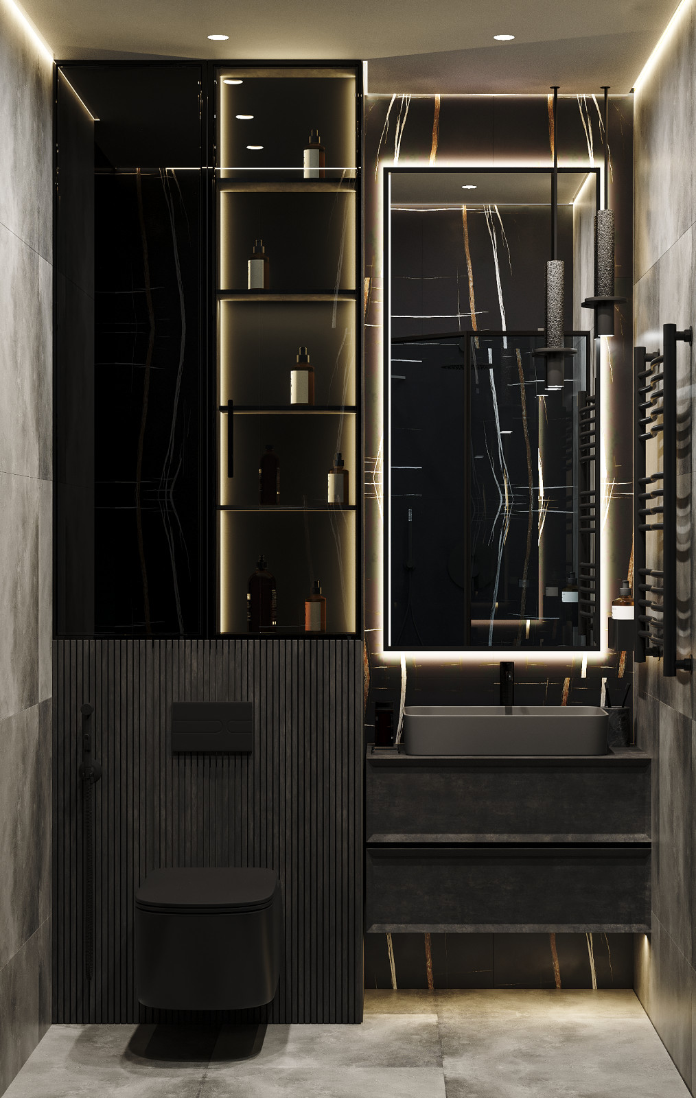 Проект 3-х комнатной квартиры NUMBER 1.1.1