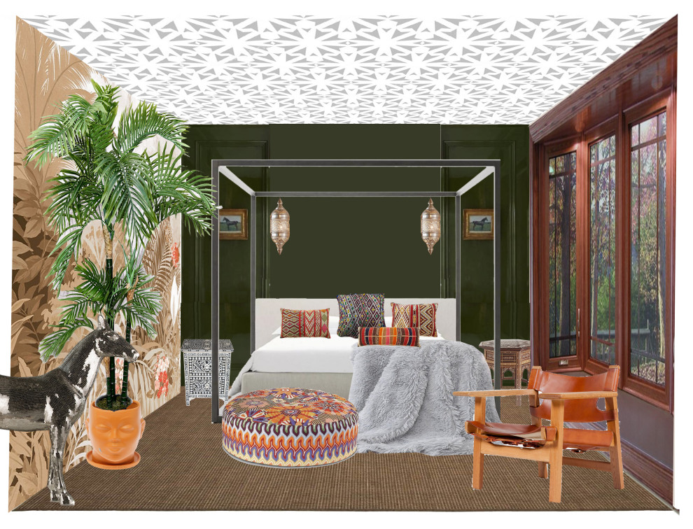 Обложка проекта: Спальня в американском стиле