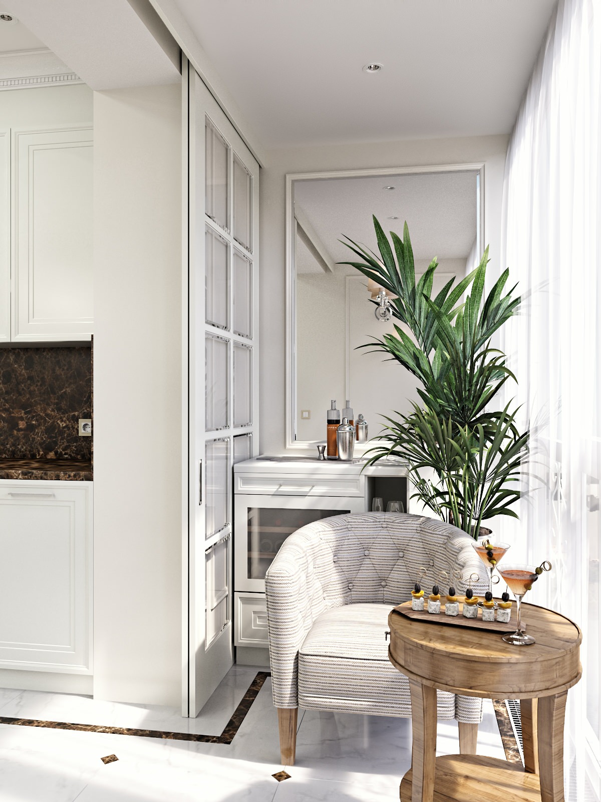 Пентхаус на мансардном этаже