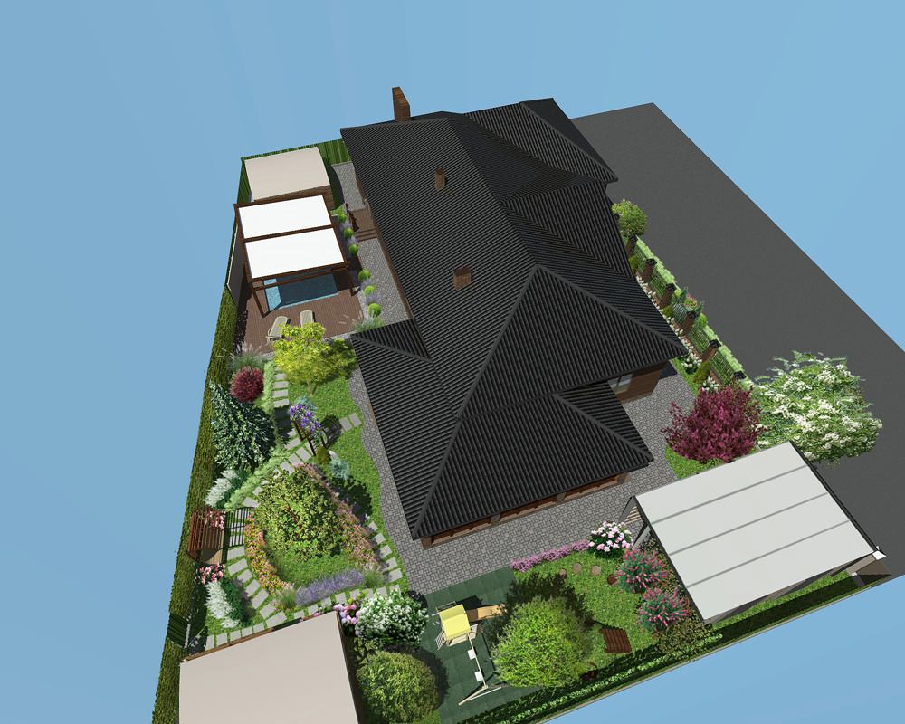 Обложка проекта: Ландшафтный дизайн участка в Белореченском районе