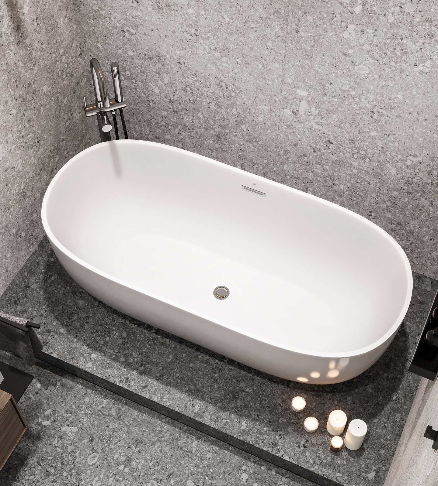 Дизайн-проект интерьера квартиры, Москва: ванная