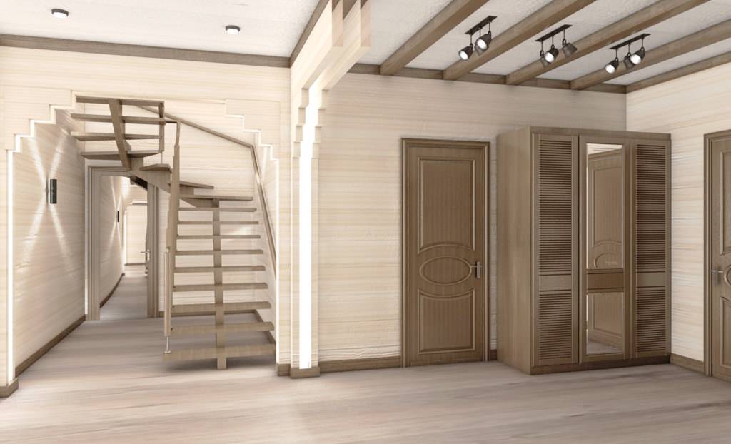 Загородный дом из бруса