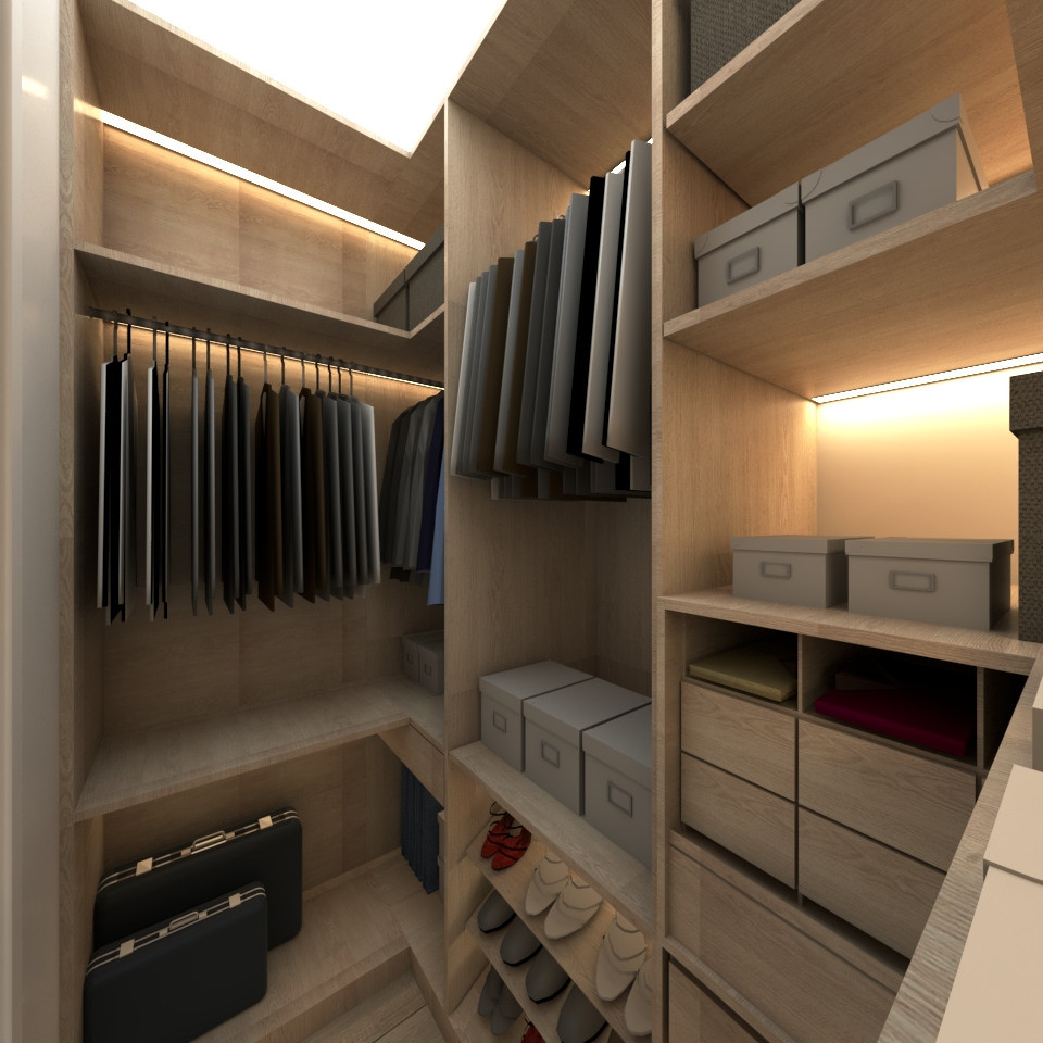 Обложка проекта: Дизайн интерьера гардеробной