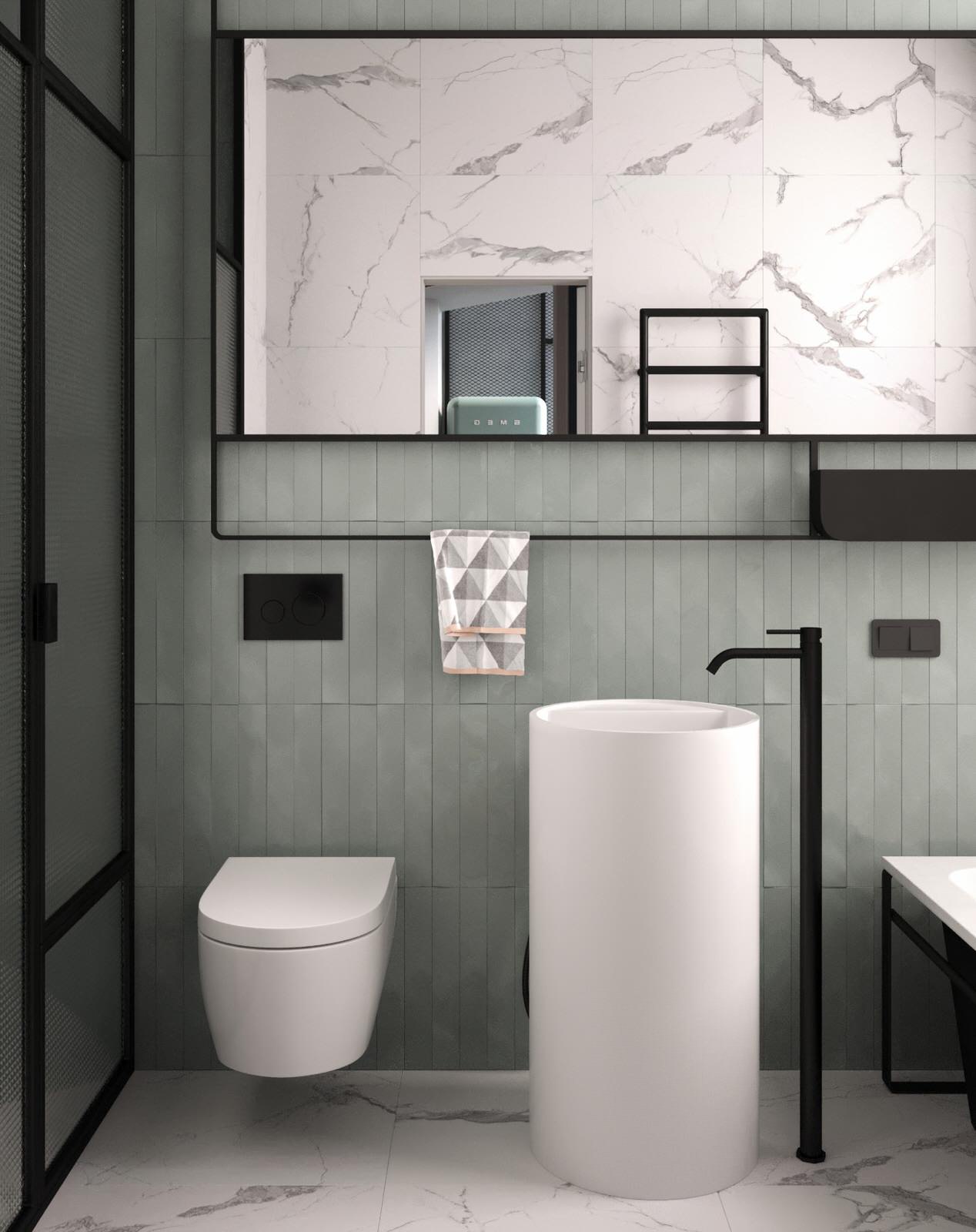 3d-визуализация "Эклектичный лофт" (оформление интерьера от Zeworkroom)