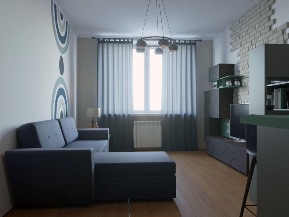 Обложка проекта: Бюджетный дизайн для евродвушки в ЖК "Ботаника"