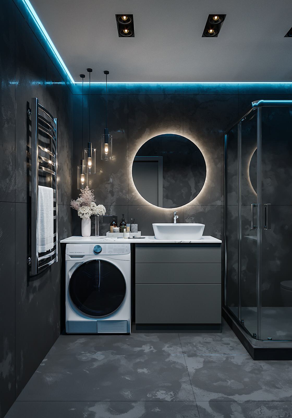 Минимализм в темно-серых тонах!