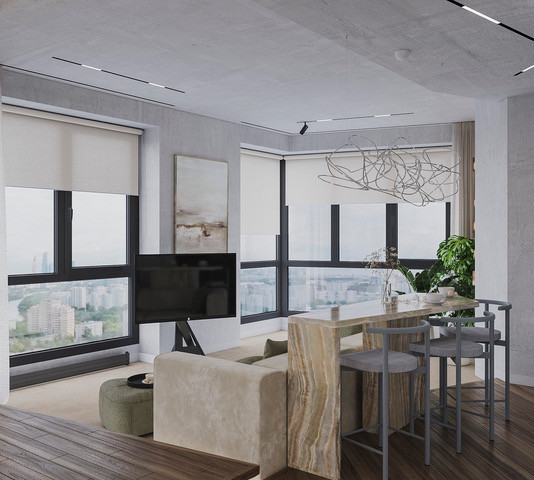 Назад в будущее. Квартира 70 кв.м. в ЖК Вэлтон Парк