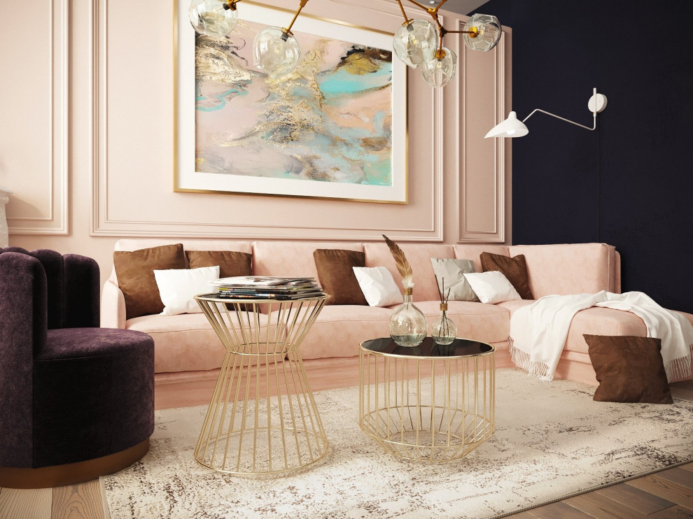 Обложка проекта: Дизайн гостиной в ЖК "Первомайский", г. Тула