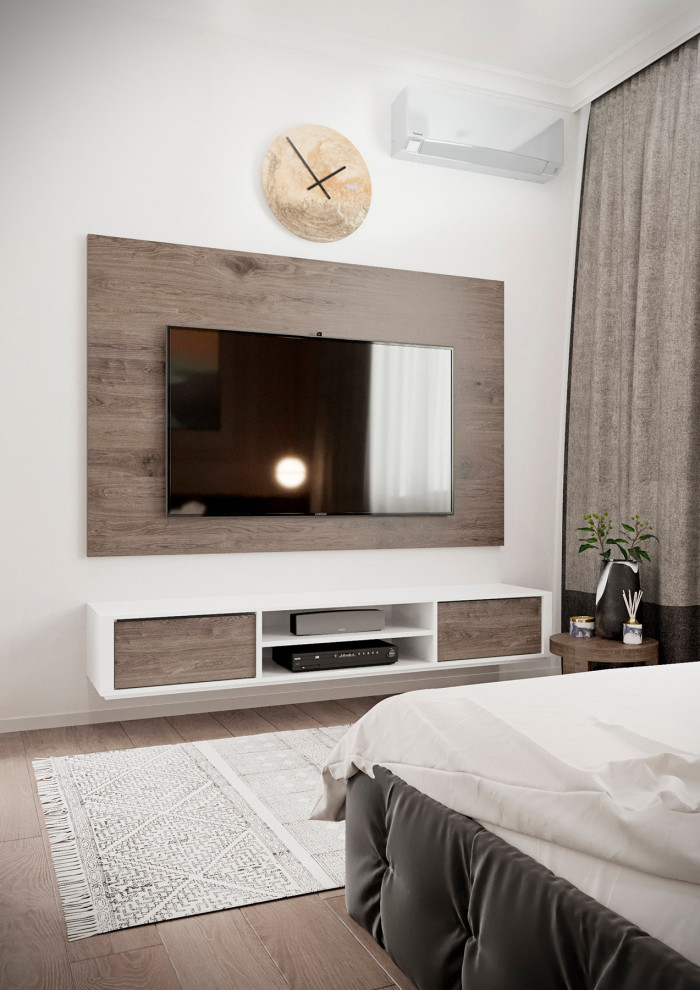 Обложка проекта: Спальня в светлый тонах