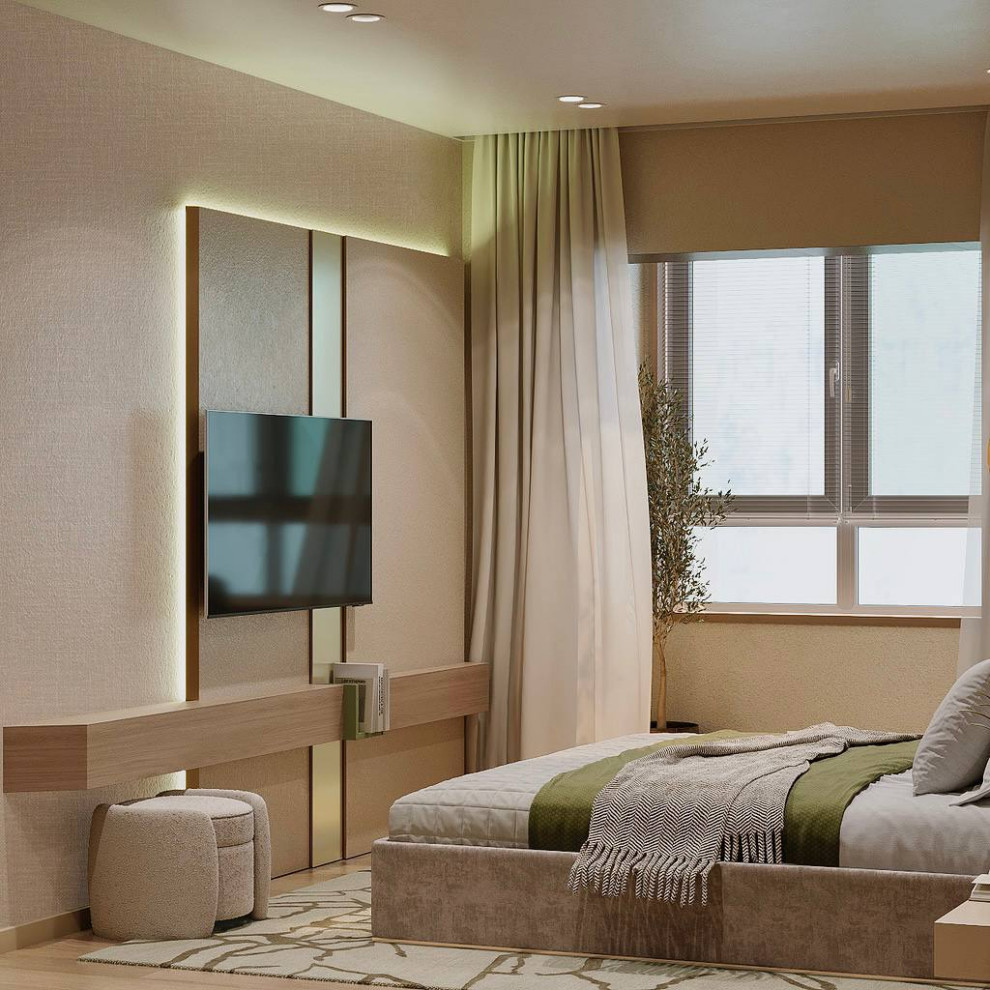 Современный интерьер для молодой семьи, 100 м2