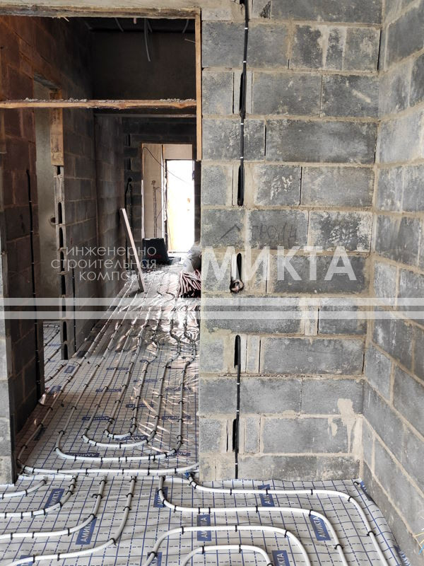 Обложка проекта: Инженерные системы для монолитного хай-тек дома 103 м²